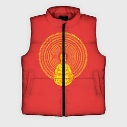 Мужской жилет Гомер медитирует, цвет: 3D-красный