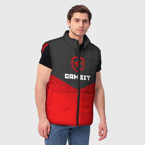 Мужской жилет Gambit Gaming Uniform / 3D-Красный – фото 3