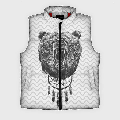 Мужской жилет Bear Dreamcatcher / 3D-Красный – фото 1