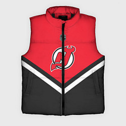 Мужской жилет NHL: New Jersey Devils, цвет: 3D-черный