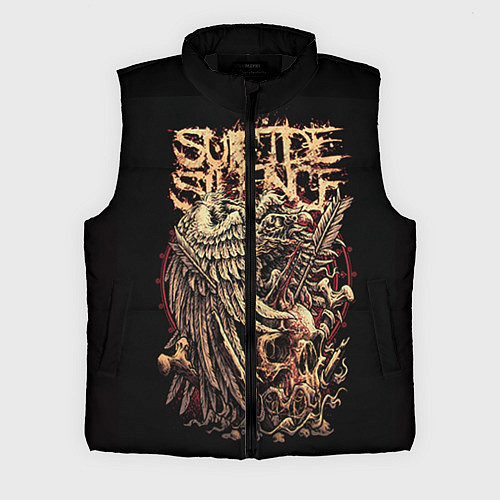 Мужской жилет Suicide Silence / 3D-Черный – фото 1
