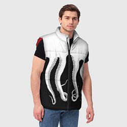 Мужской жилет Octopus, цвет: 3D-красный — фото 2