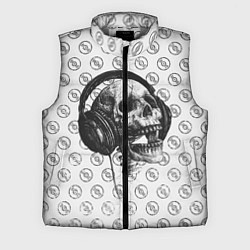 Мужской жилет Череп меломана