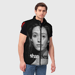 Мужской жилет Shameless: Black & White, цвет: 3D-красный — фото 2