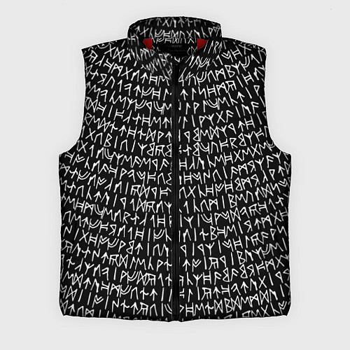 Мужской жилет Руны / 3D-Красный – фото 1