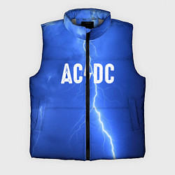 Мужской жилет AC/DC: Lightning, цвет: 3D-светло-серый