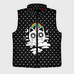 Мужской жилет Магический котик, цвет: 3D-красный