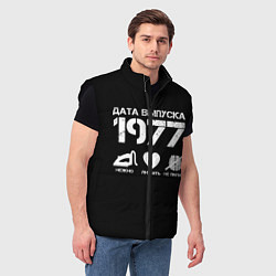 Мужской жилет Дата выпуска 1977, цвет: 3D-черный — фото 2