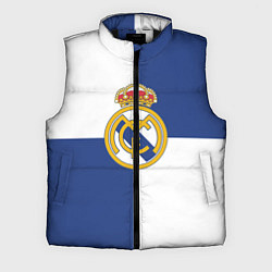 Мужской жилет Real Madrid: Blue style, цвет: 3D-черный