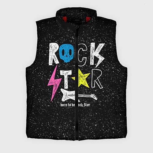 Мужской жилет Rock Star / 3D-Красный – фото 1