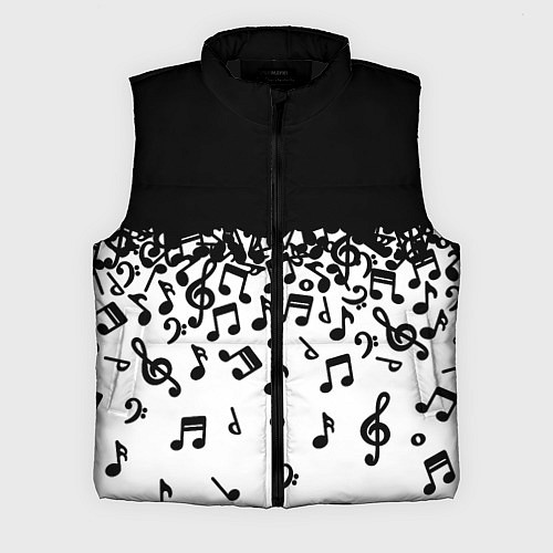 Мужской жилет Поглощение музыкой / 3D-Черный – фото 1