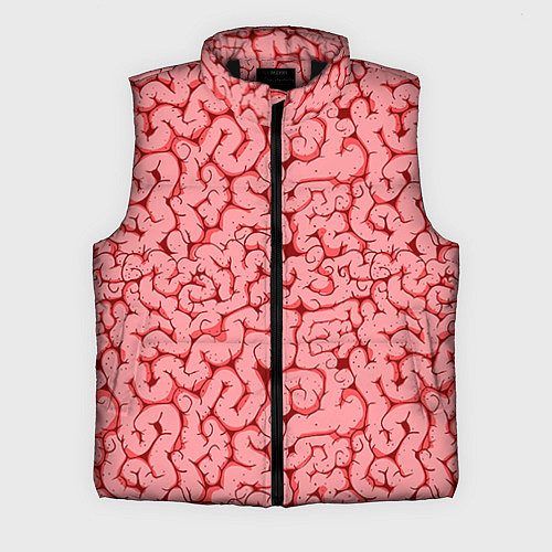 Мужской жилет Мозг / 3D-Черный – фото 1