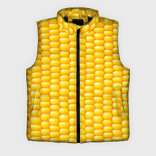 Мужской жилет Сладкая вареная кукуруза / 3D-Черный – фото 1