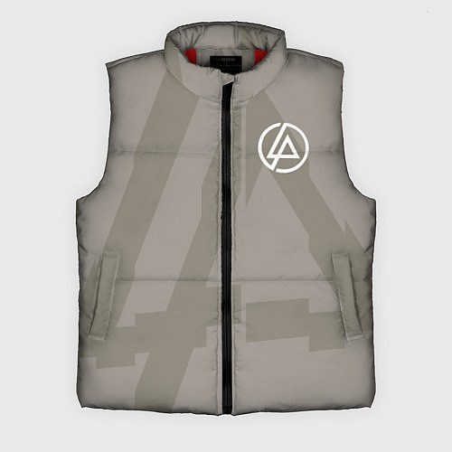 Мужской жилет Linkin Park: Grey style / 3D-Красный – фото 1