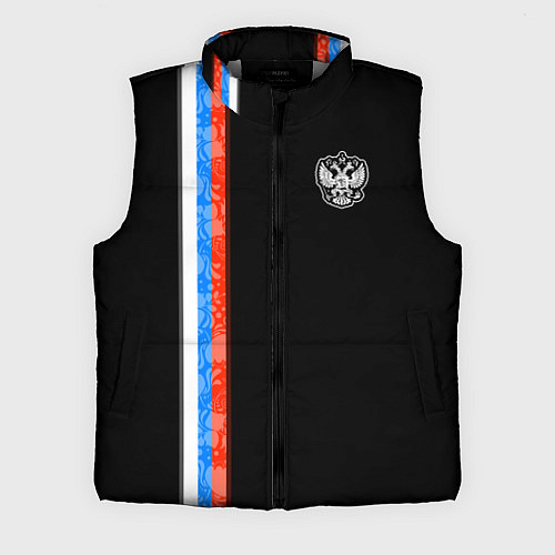 Мужской жилет Russia - Black collection 2023 / 3D-Светло-серый – фото 1