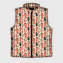 Мужской жилет Матрешки и эмо, цвет: 3D-красный