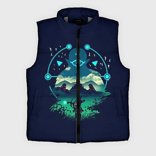 Мужской жилет The Legend of Zelda / 3D-Светло-серый – фото 1
