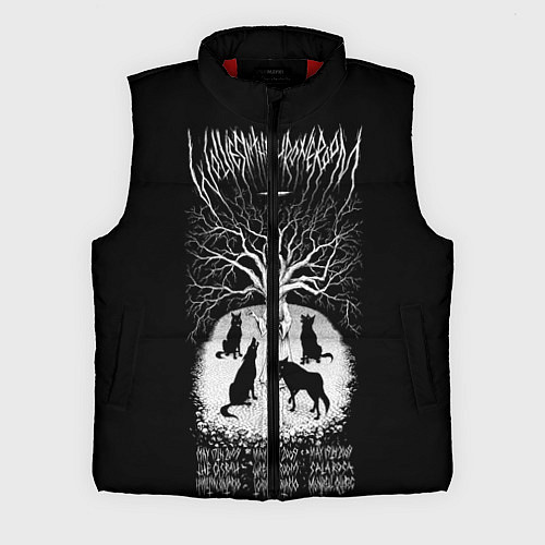 Мужской жилет Wolves in the Throne Room / 3D-Красный – фото 1