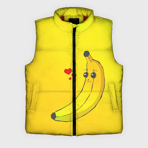 Мужской жилет Just Banana (Yellow) / 3D-Красный – фото 1