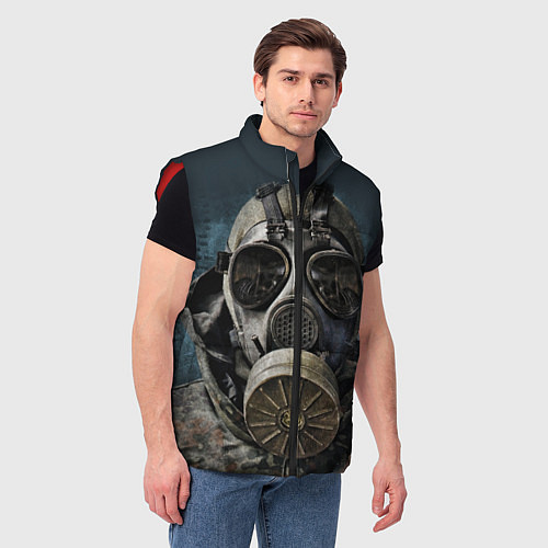 Мужской жилет STALKER: Mask / 3D-Красный – фото 3