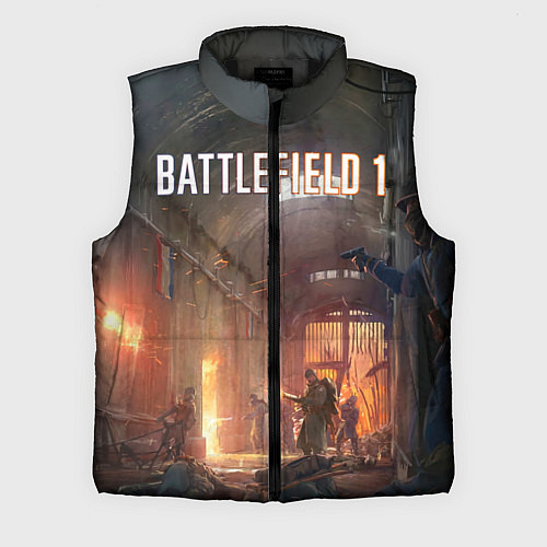 Мужской жилет Battlefield War / 3D-Черный – фото 1