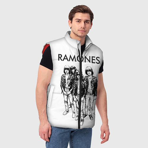 Мужской жилет Ramones Party / 3D-Красный – фото 3