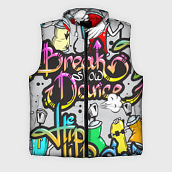 Мужской жилет Break Show Dance, цвет: 3D-красный
