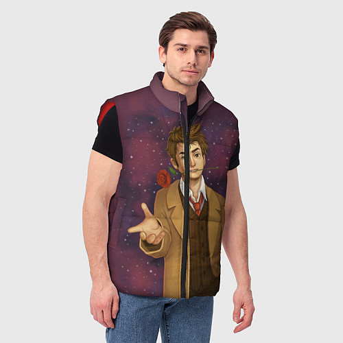 Мужской жилет Доктор романтик / 3D-Красный – фото 3