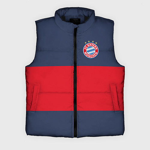 Мужской жилет Bayern Munchen - Red-Blue FCB 2022 NEW / 3D-Черный – фото 1