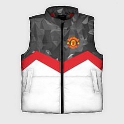 Мужской жилет Man United FC: Grey Polygons, цвет: 3D-красный