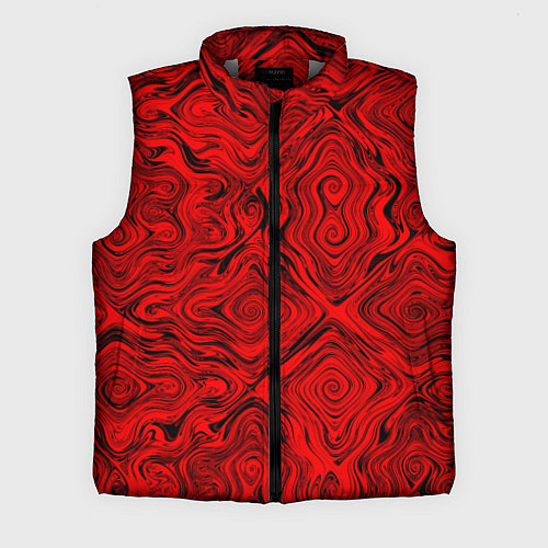 Мужской жилет Tie-Dye red / 3D-Светло-серый – фото 1