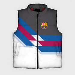 Мужской жилет Barcelona FC: White style, цвет: 3D-красный