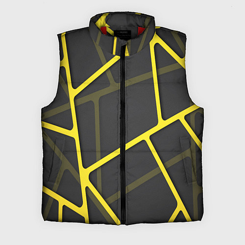 Мужской жилет Желтая сетка / 3D-Красный – фото 1