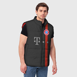 Мужской жилет Bayern FC: Black 2018, цвет: 3D-красный — фото 2