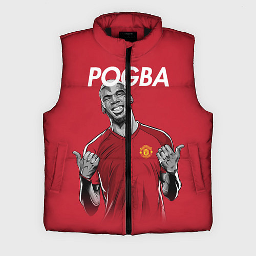 Мужской жилет FC MU: Pogba / 3D-Черный – фото 1