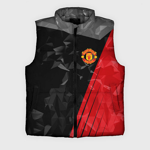 Мужской жилет FC Manchester United: Abstract / 3D-Светло-серый – фото 1