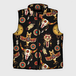 Мужской жилет Индейские культовые символы