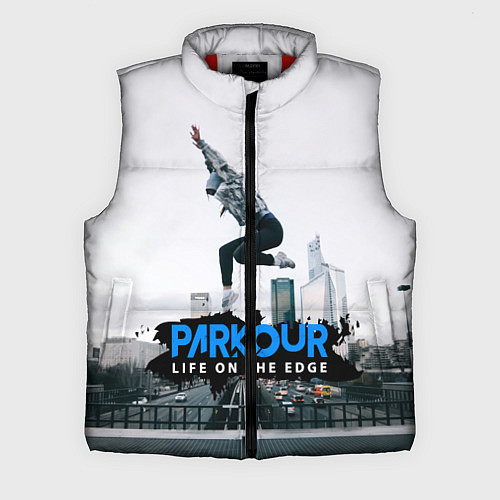 Мужской жилет Parkour: Life on the edge / 3D-Красный – фото 1