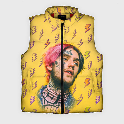 Мужской жилет Thunder Lil Peep / 3D-Красный – фото 1