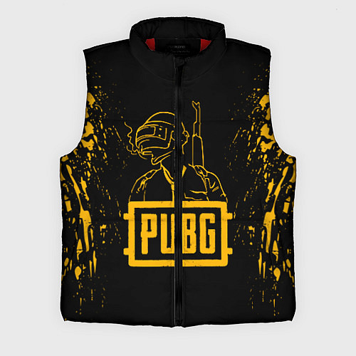 Мужской жилет PUBG: Black Soldier / 3D-Красный – фото 1