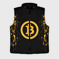 Мужской жилет Bitcoin Master, цвет: 3D-красный