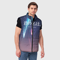 Мужской жилет Your Name, цвет: 3D-черный — фото 2