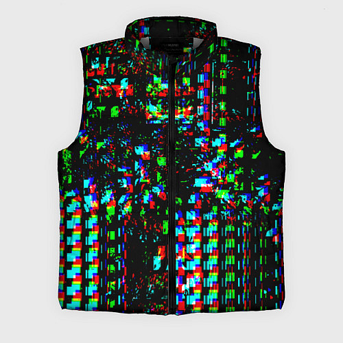 Мужской жилет Optical Glitch / 3D-Светло-серый – фото 1