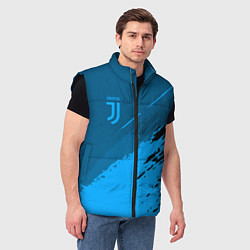 Мужской жилет FC Juventus: Blue Original, цвет: 3D-черный — фото 2