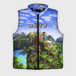 Мужской жилет Майнкрафт: Пётр