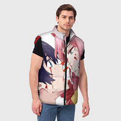 Мужской жилет Darling in the FranXX, цвет: 3D-красный — фото 2