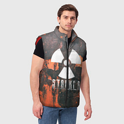 Мужской жилет S.T.A.L.K.E.R: Orange Toxic, цвет: 3D-красный — фото 2