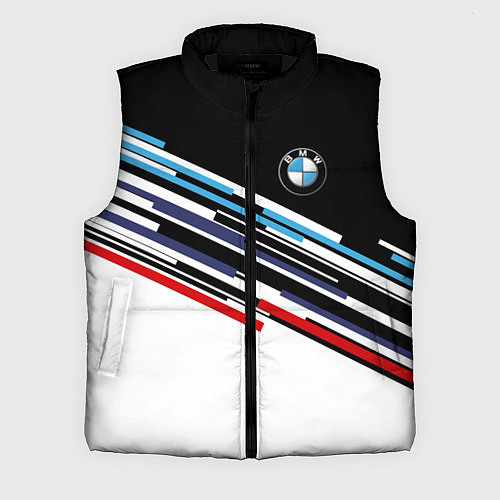 Мужской жилет BMW BRAND COLOR БМВ / 3D-Черный – фото 1