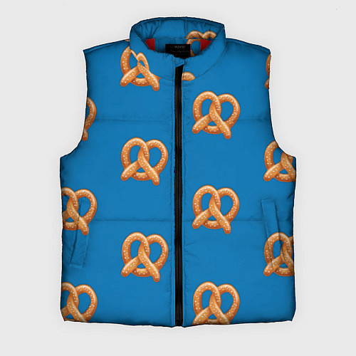 Мужской жилет Любитель крендельков / 3D-Красный – фото 1