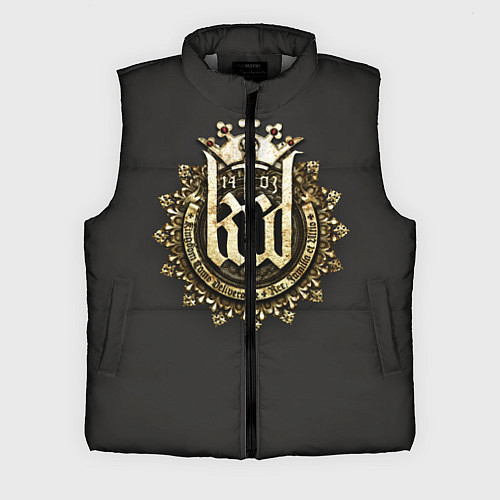 Мужской жилет Kingdom Come: Deliverance Logo / 3D-Светло-серый – фото 1